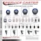 Service Caster 4'' Blue Polyurethane Wheel Swivel 3/4'' Square Stem Caster with Brake SCC-SQ20S414-PPUB-BLUE-PLB-34 - alternate 4